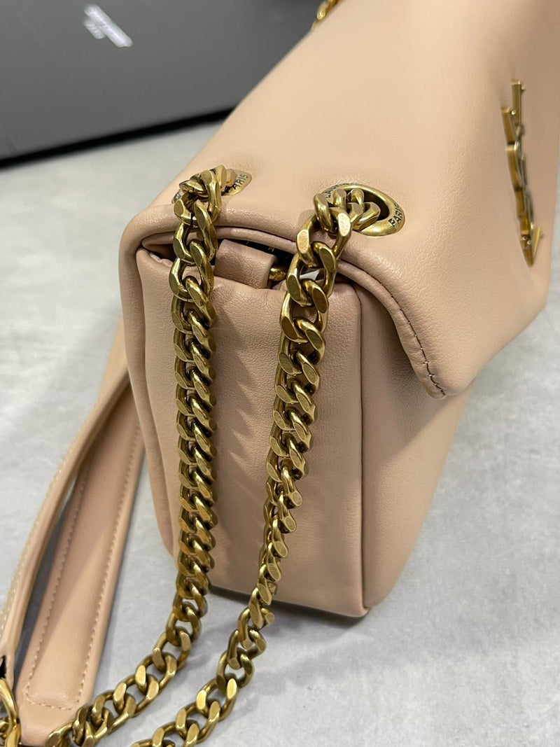 Saint Laurent Beige Leather